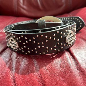 Harley-Davidson leather bling belt 💃💃💃